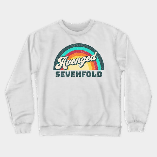 Sevenfold Metal Vintage Crewneck Sweatshirt by Animal Paper Art